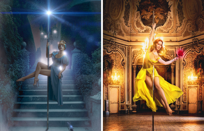 I Reimagined Disney Princesses As Fierce Pole Dancers (5 Pics)