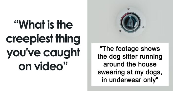 People With Security Cameras Reveal 74 Creepy Things They’ve Caught On Video