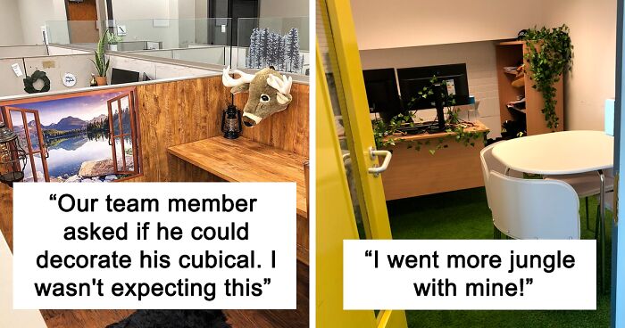 Employees That Had Enough Of Their Job’s Boring Environment Gave Their Or Their Co-Workers’ Cubicles An Amazing Transformation (30 Pics)