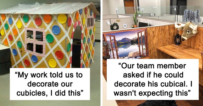 30 Times Staff Transformed Their Lifeless Office Cubicles Into Something Wonderful