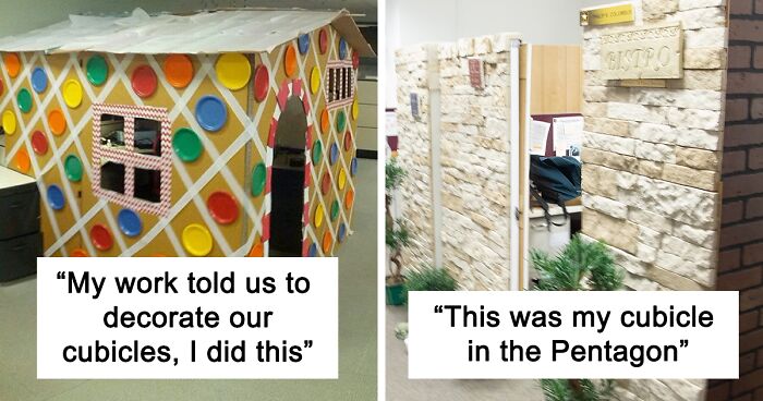 30 Times Staff Transformed Their Lifeless Office Cubicles Into Something Wonderful