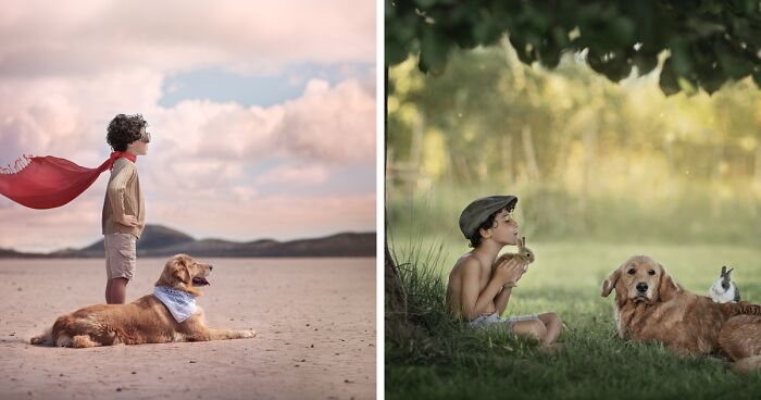 I Capture The Adventures Of Our Son And Our Dog Nana Since The Moment They Met (19 Pics)