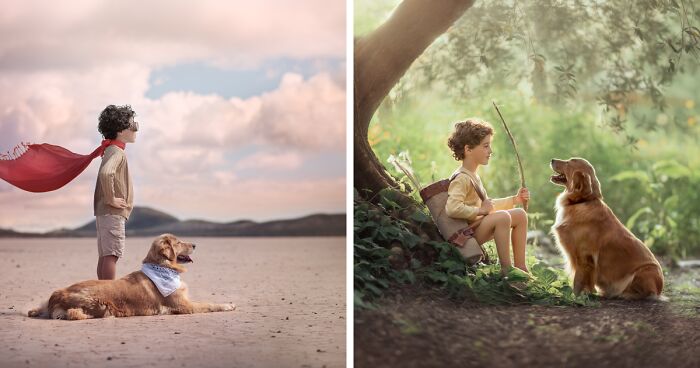 I Capture The Adventures Of Our Son And Our Dog Nana Since The Moment They Met (19 Pics)