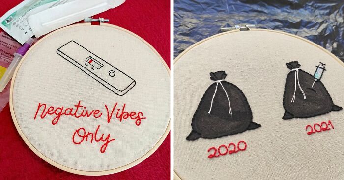 We Make Embroideries With Unapologetic And Funny Quotes (70 Pics)