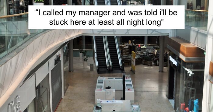 Employee Stuck At Work Because Doors Don't Open, Boss Tells Them To Wait Until Morning