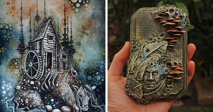 32 Fantastical Illustrations And Miniature Sculptures Created By Me