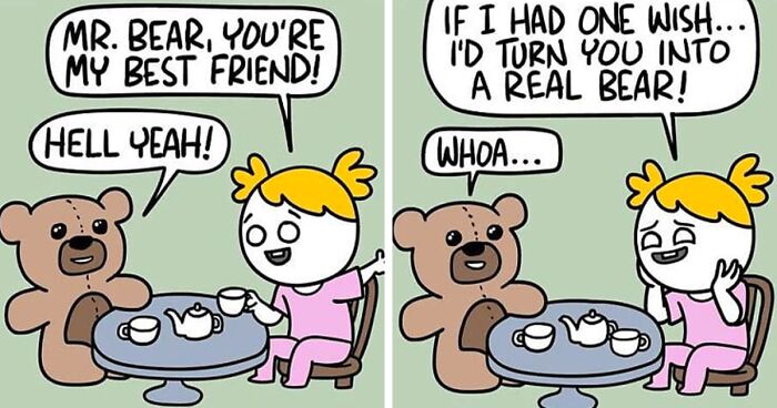 Dark-Yet-Funny Plot Twists: 42 Comics By Ryan Hudson (New Pics)