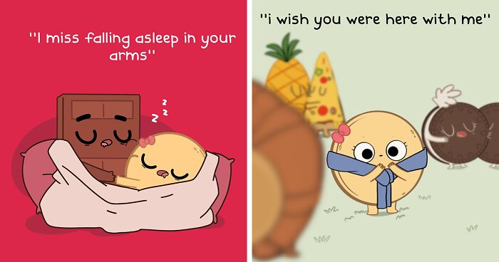 I Draw What It’s Like To Be In A Long-Distance Relationship (16 Pics)