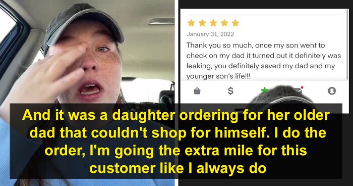 Delivery Worker Expresses Her Happiness In Tears After Learning That Her Warning About A Gas Leak Was Real And It Saved The Client’s Dad’s Life