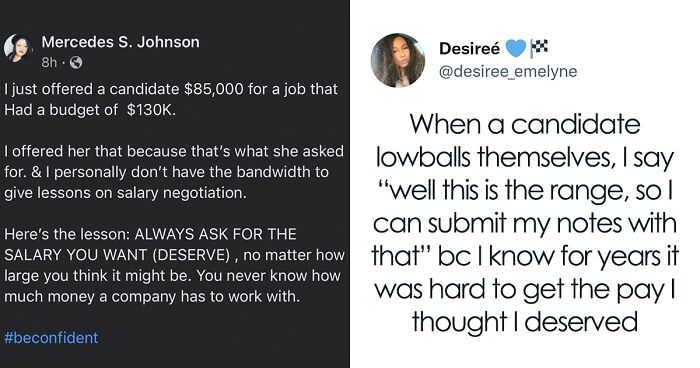 “That’s What She Asked For”: Recruiter Shared How She Offered A Candidate $85k When The Budget Was For $130k And Was Blasted For It