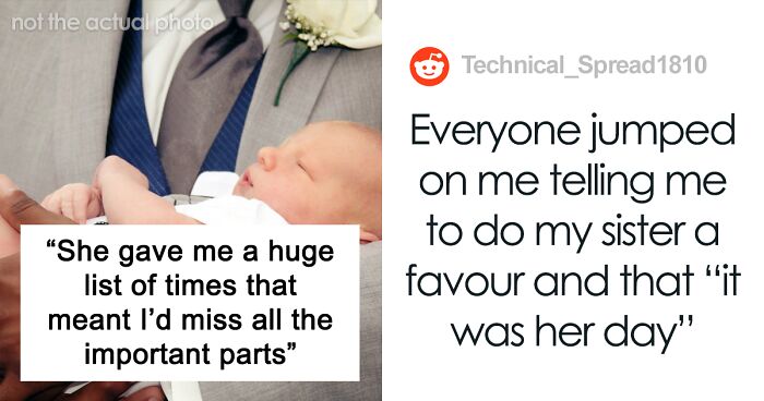 Guy Walks Out Of His Sister’s Wedding After Being Treated Like A Babysitter, Gets Told He 