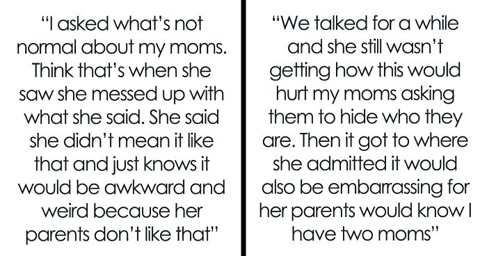 Girlfriend Wants Her Boyfriend To Come Have Dinner With Her Parents But Asks Him To Bring Only One Of His Moms, He Ends The Relationship