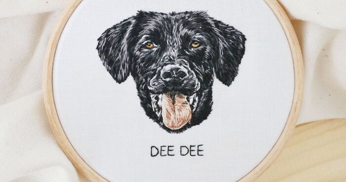 I Embroider Pet Portraits, And Here Are My Best 19 Works