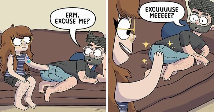 Artist Creates Relatable Comics That Document Cute Little Moments In Her And Her Fiancé's Relationship (54 New Pics)