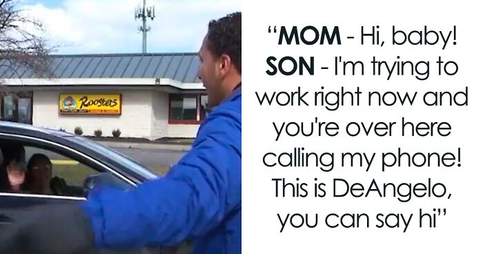 Mom Interrupts Son’s Live Shoot, Leaves Cameraman in Stitches, And Becomes Internet Sensation