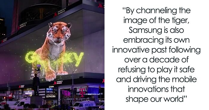 Giant Hyper-Realistic 3D Tiger Billboard Appears In World’s Biggest Metropolises, Mesmerizes The Passersby