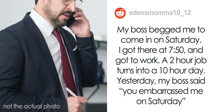 Employee Shows Up Late On Their Day Off, Boss Feels 