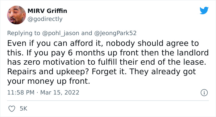 Greedy Landlord Expects This Man To Pay $12k Upfront To Move Into A Rental, Doesn't Know His Letter Is Going To End Up Igniting An Important Discussion