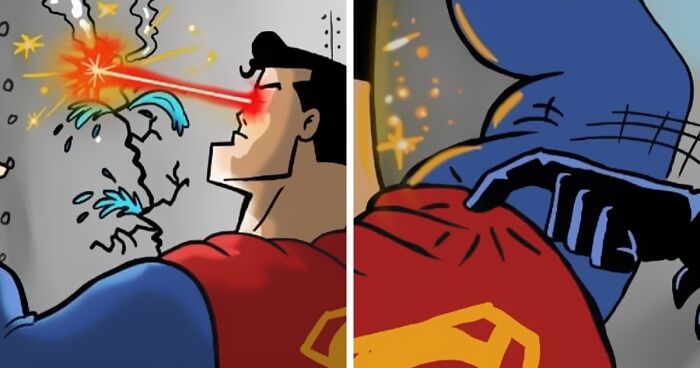 Artist Illustrates What Superheroes Do When No One's Watching (34 New Comics)