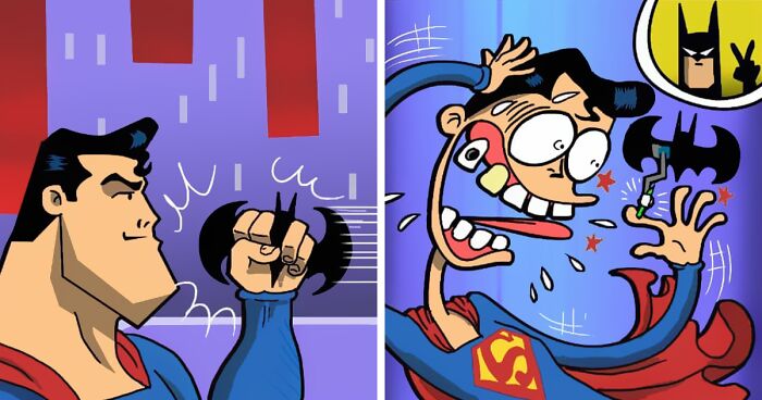 Artist Illustrates Superheroes In 34 Funny And Relatable Scenarios (New Pics)