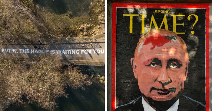 107 Of The Most Powerful Street Art Pieces Supporting Ukraine And Demanding Putin To Stop The War