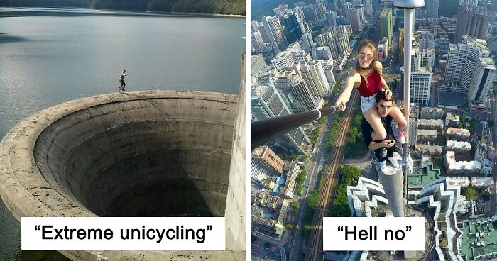 130 Stomach-Churning Pics Of People Who Are Not Afraid To Live On The Edge