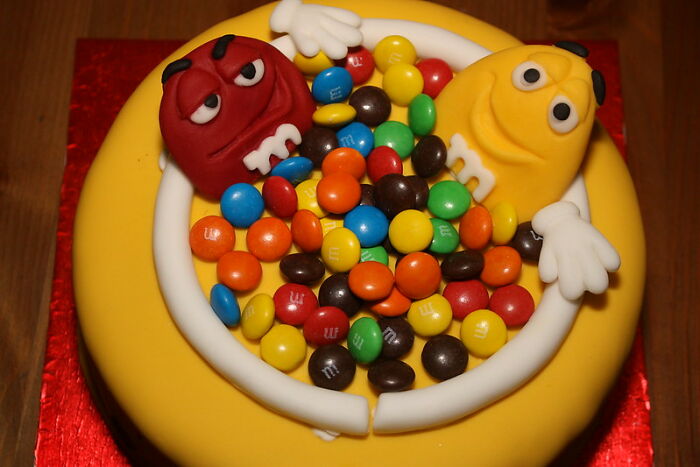 These sweet custom M&M's a friend had made for her son's