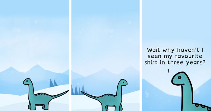 My 27 Comics About A Dino That Has ADHD (New Pics)