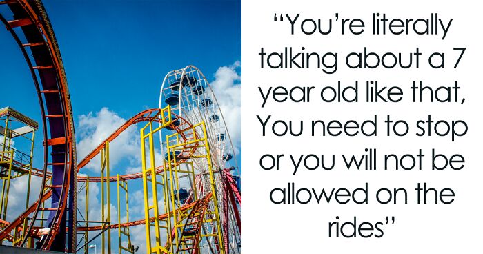 Adult Woman Starts Bullying Kids While Waiting For An Amusement Park Ride, So The Operator Teaches Her A Lesson