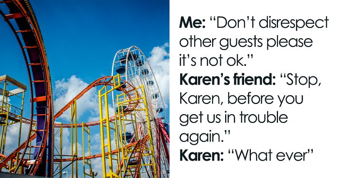 Rude Karen Makes Fun Of Kids, So This Amusement Park Operator Gives Her A Ride Of Her Life