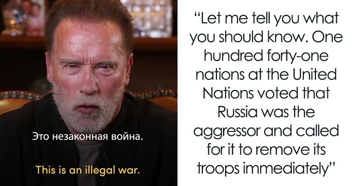 Arnold Schwarzenegger Sends A Heartfelt Message To Russian People Sharing The Truth About The War In Ukraine