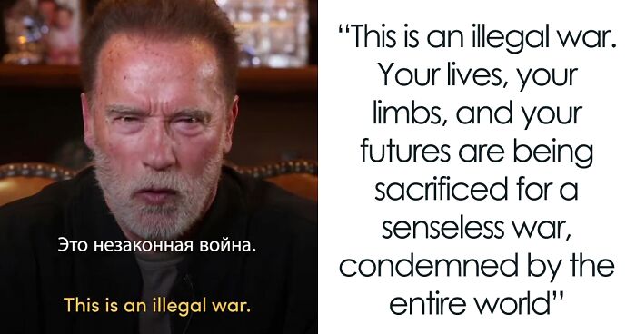 Arnold Schwarzenegger Posts Video Urging Russians To Oppose Putin’s Aggression Against Ukraine