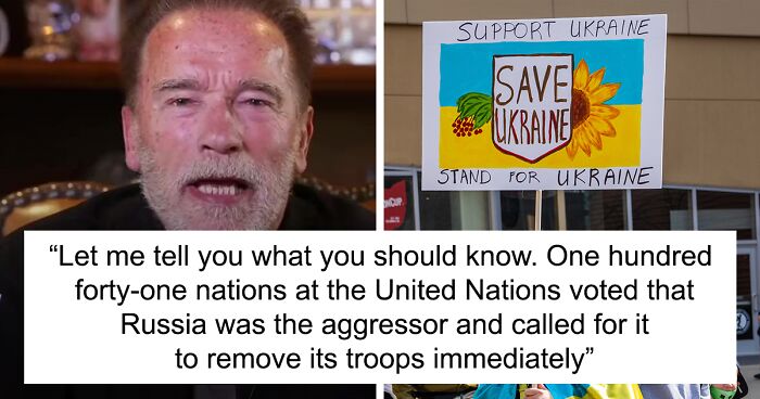 A Video With Almost 1M Likes Captures Arnold Schwarzenegger Urging Russian People To Oppose Putin’s Invasion Of Ukraine