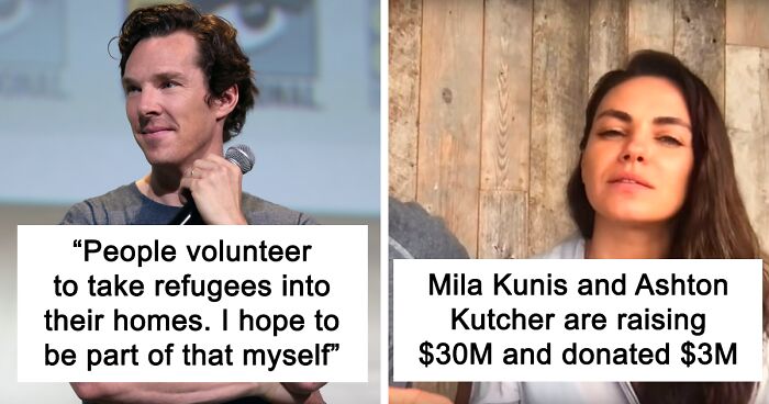 A-List Celebrity Benedict Cumberbatch Is Prepared To Offer Space In His Home For Ukrainian Refugees And Other Celebrities Are Helping By Donating Money