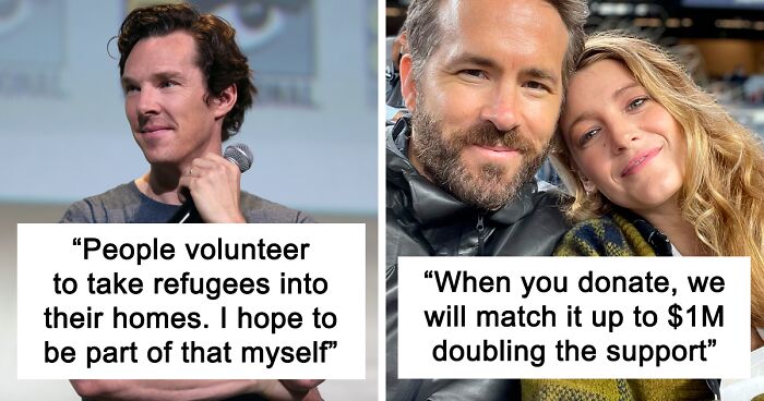 While Most Celebrities Are Donating Money And Encouraging Their Fans To Do The Same, Benedict Cumberbatch Is Thinking About Housing Ukrainian Refugees