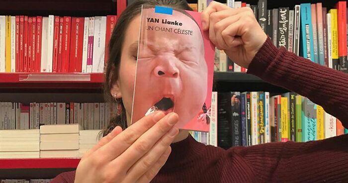 84 Of The Best Responses To The #Bookface Challenge (New Pics)