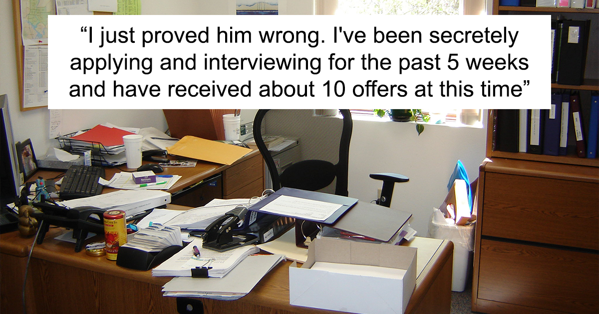 Mistreated Employee Secretly Interviews For Other Jobs, Gets New Job ...