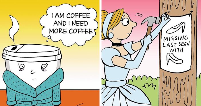 This Artist Creates Lighthearted Absurd Humor Comics (40 New Pics)