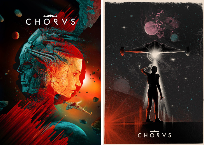 6 Awesome Posters Designed By Selected Artists For The Newly Launched Sci-Fi Game Chorus