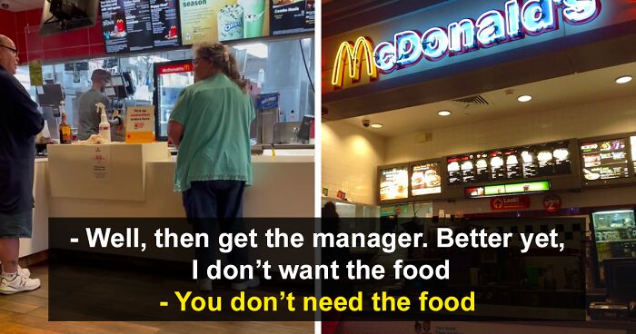 Man Can’t Stand In Silence Hearing A Karen Insulting Mcdonald’s Employees And Steps In