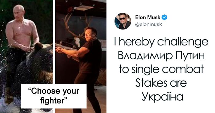 Tech Billionaire Elon Musk Challenges Russian President Vladimir Putin To A Duel, Says He Can Even Bring His Bear Along