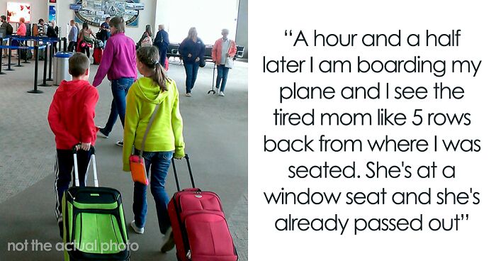 Dad Accidentally Finds Out A Woman On A Plane Has Worked With Kids With Special Needs, Thinks It’s A Good Idea To Seat His Kids Next To Her