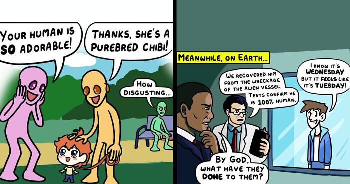 This Artist Makes Comics With Unexpected Twists, And Here Are Their 60 Best Ones