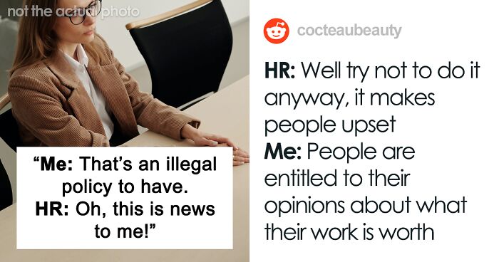 “That’s An Illegal Policy To Have”: Employee Shuts Down HR Who Told Her She Isn’t Allowed To Discuss Wages With Other Workers