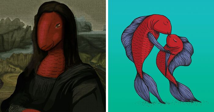 Artist Imagines The World Ruled By Sea Creatures, And Here Are His 35 Best Illustrations