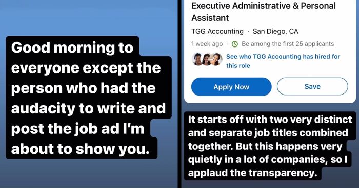 Person Who Works In HR Shares A Suspicious Job Ad For An Executive Assistant, Lists All The Red Flags In Detail