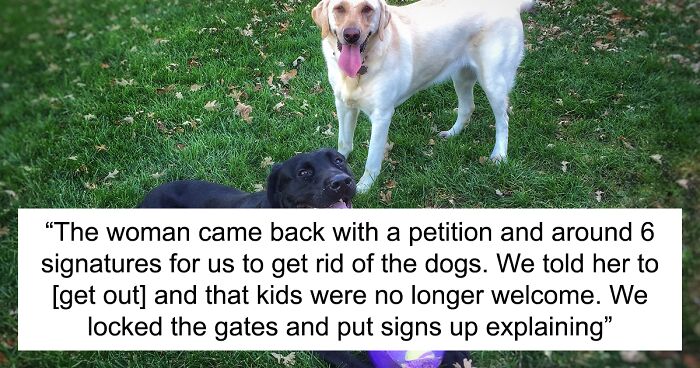 Couple Lets Neighborhood Kids Play In Their Backyard, But Have A Change of Heart After Karen Demands Their Dogs Are Gone For Kid Safety