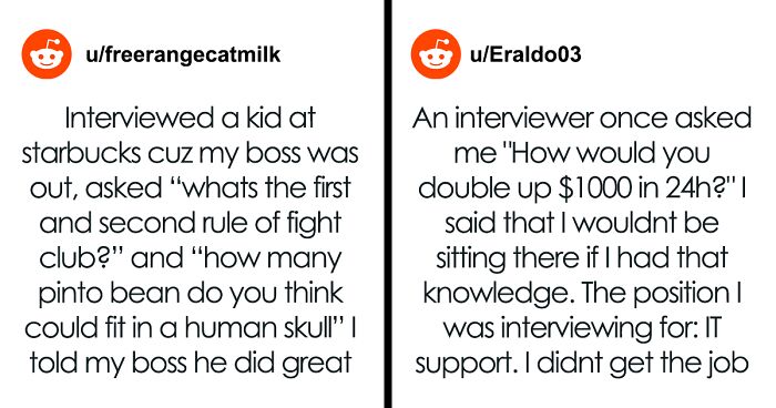 14 Times People Were Shocked By How Ridiculously Formal Minimum Wage Job Interviews Were, And Opposite Stories