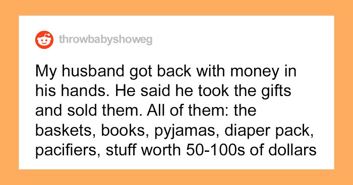 Man Sells All Baby Shower Gifts Without Wife's Knowledge So He Can Go On A Trip, Drama Ensues