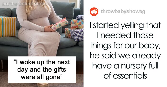 Woman Asks The Internet If She's A Jerk For Telling Everyone Her Husband Sold All Their Baby Shower Gifts